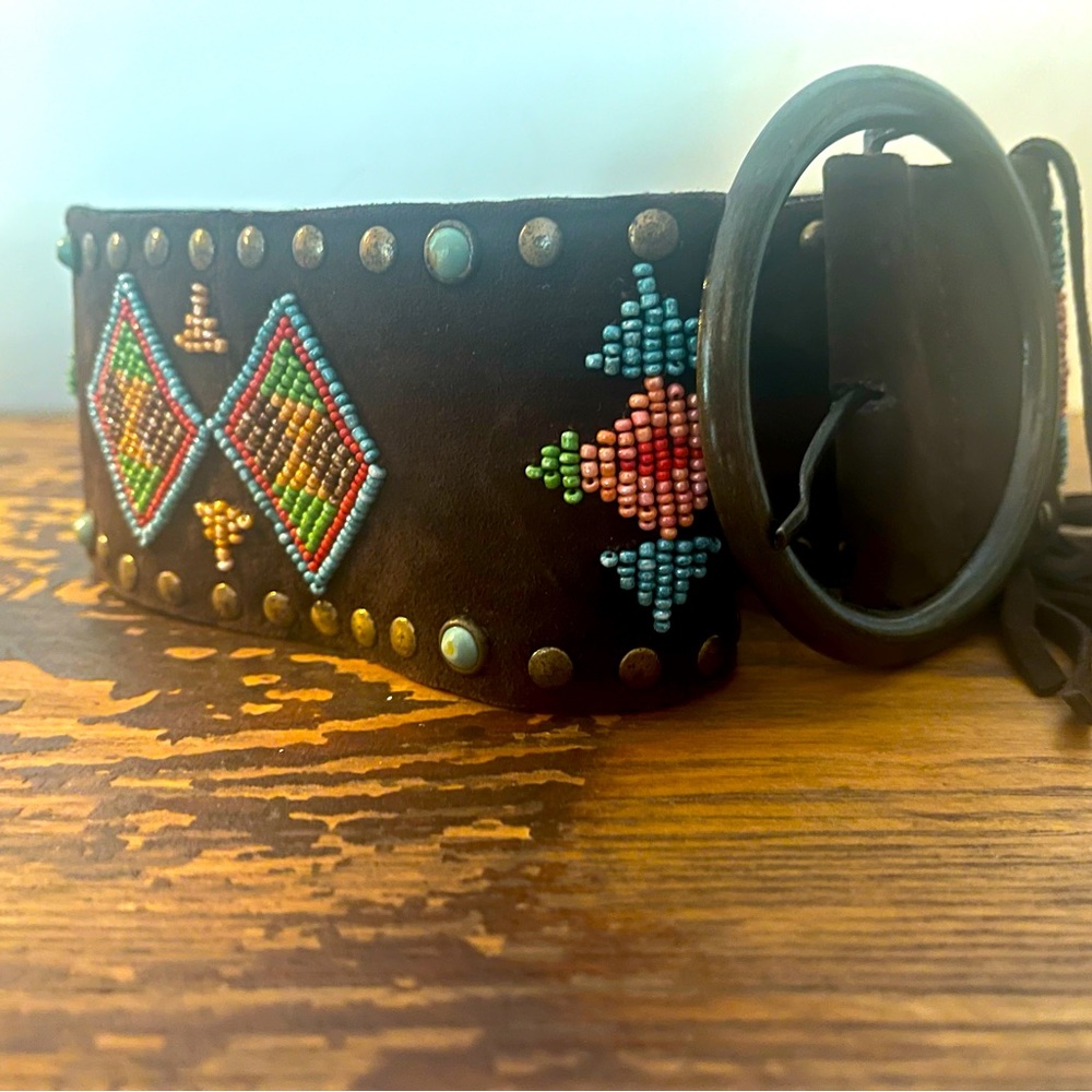 Beaded belt